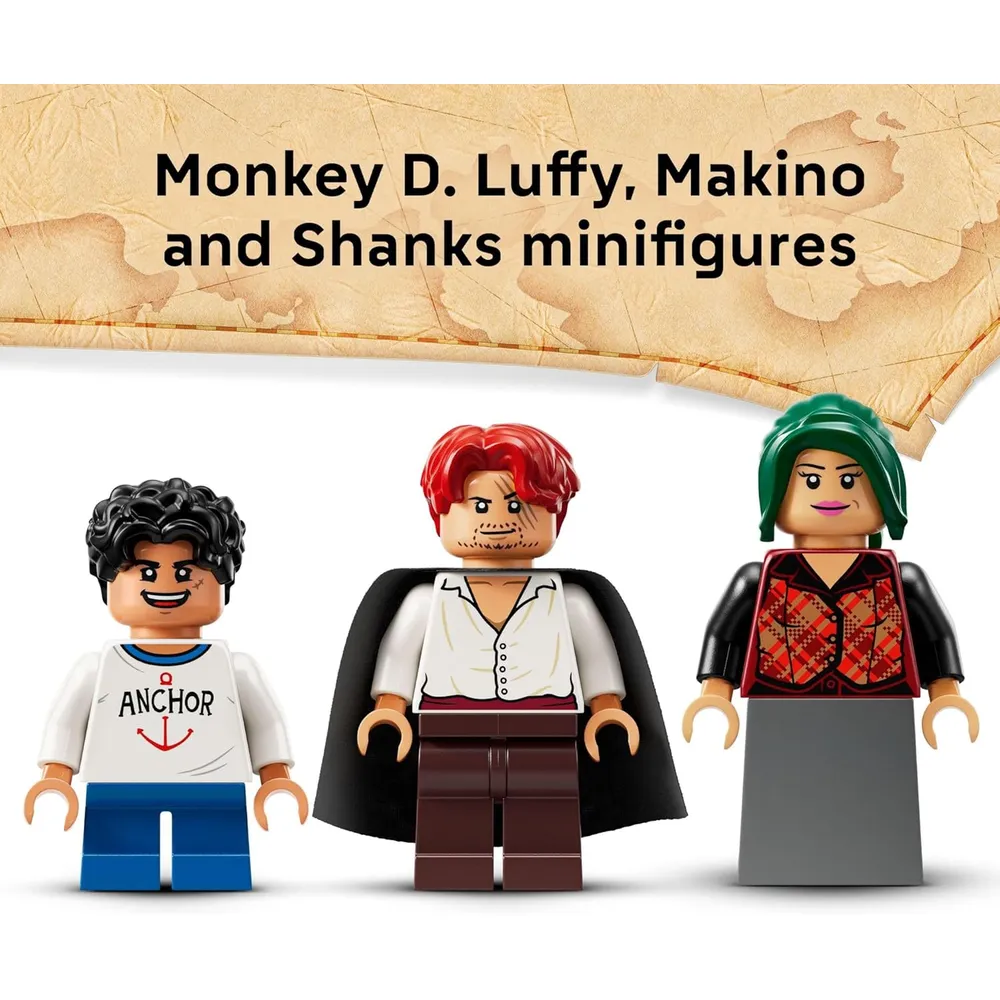 LEGO ONE PIECE CABAÑA DE PUEBLO CON MOLINO DE VIENTO