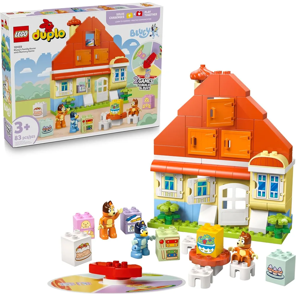 LEGO DUPLO BLUEY CASA DE LA FAMILIA CON FIGURA DE BLUEY