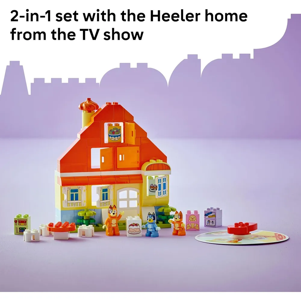 LEGO DUPLO BLUEY CASA DE LA FAMILIA CON FIGURA DE BLUEY