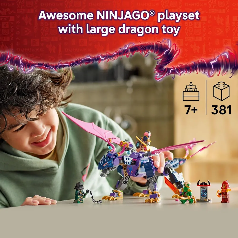 LEGO NINJAGO RONTU DRAGÓN MAESTRO CON 4 MINIFIGURAS