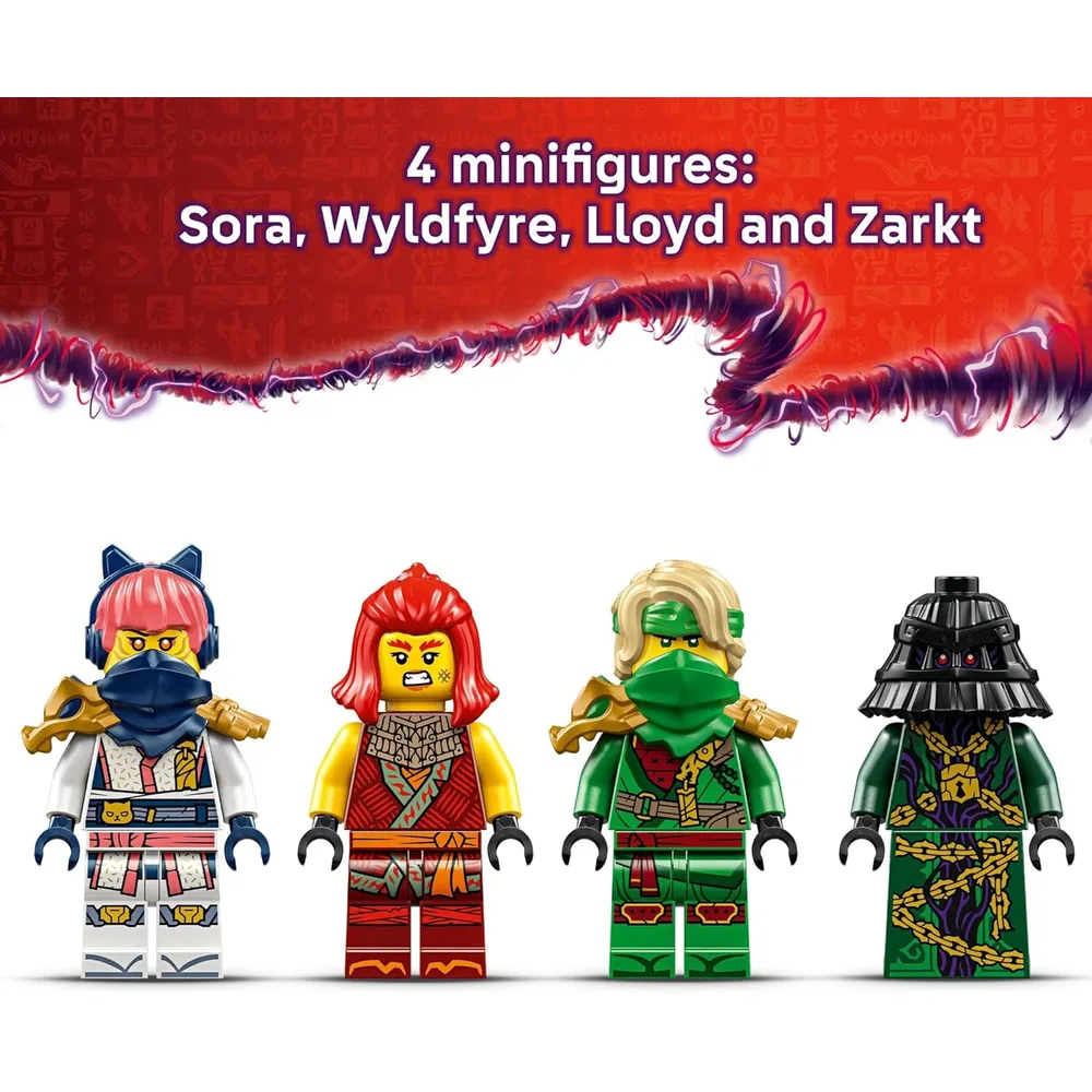 LEGO NINJAGO RONTU DRAGÓN MAESTRO CON 4 MINIFIGURAS