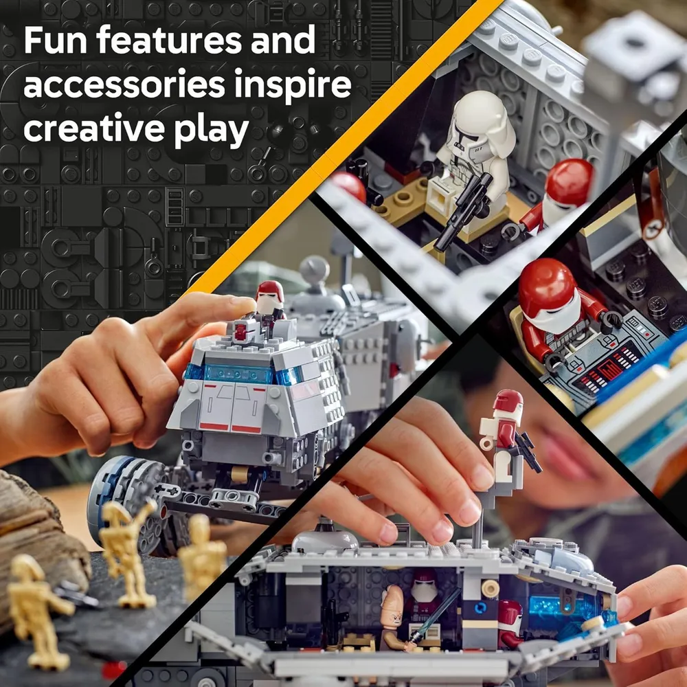 LEGO STAR WARS JUGGERNAUT DE LA REPÚBLICA CON 8 FIGURAS