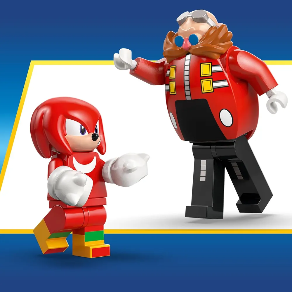 Lego Sonic Knuckles vs Dr. Eggman, set de construcción con robot y minifiguras