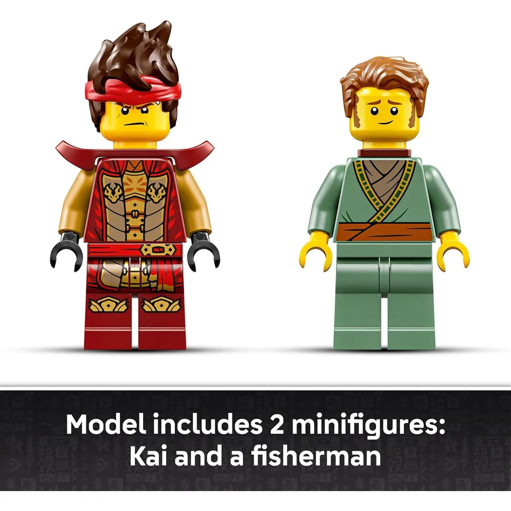 Lego Ninjago El Caballero de Fuego Mech, kit con minifigura de Kai