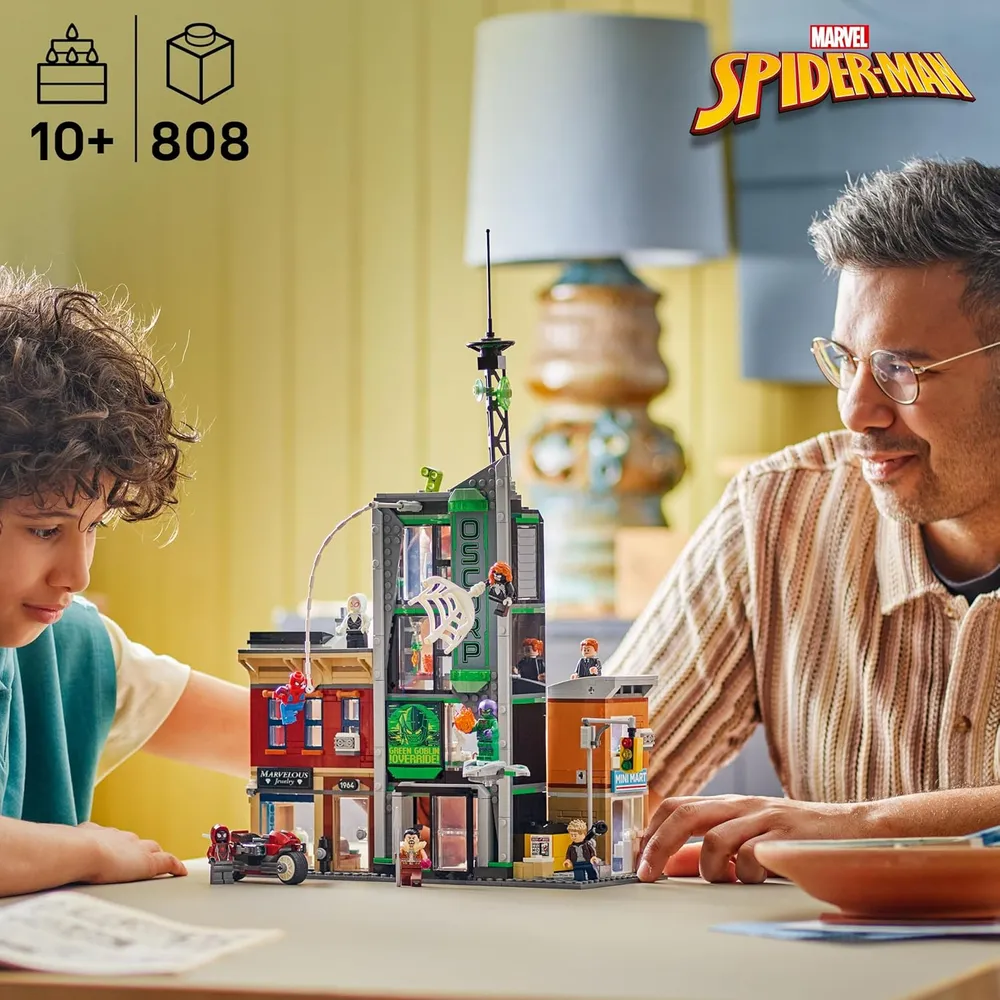 LEGO MARVEL SPIDER-MAN VS OSCORP CON 8 MINIFIGURAS