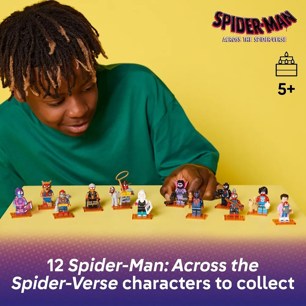 Lego Spider-Man Spider-Verse, paquete de 6 minifiguras para niños