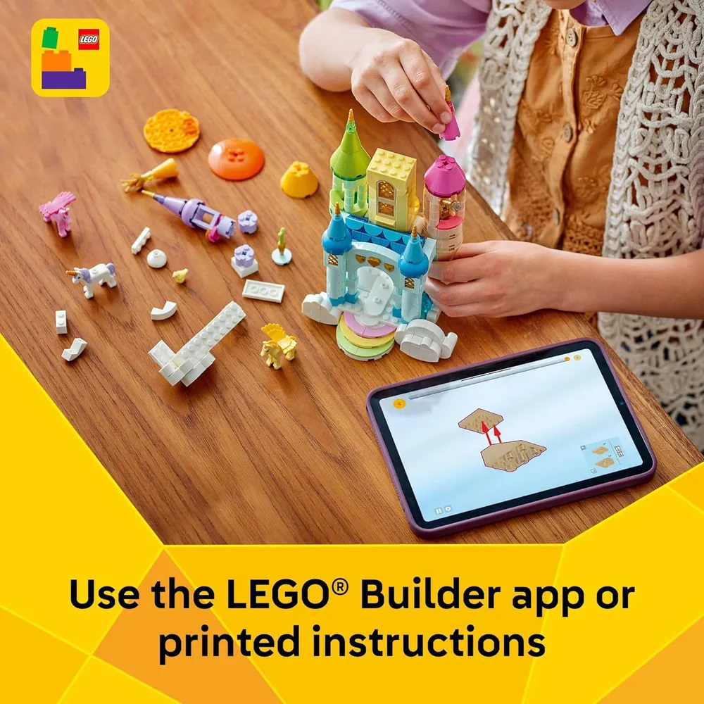 Lego Creator 3 en 1 Castillo de Unicornio, 3 juguetes de construcción