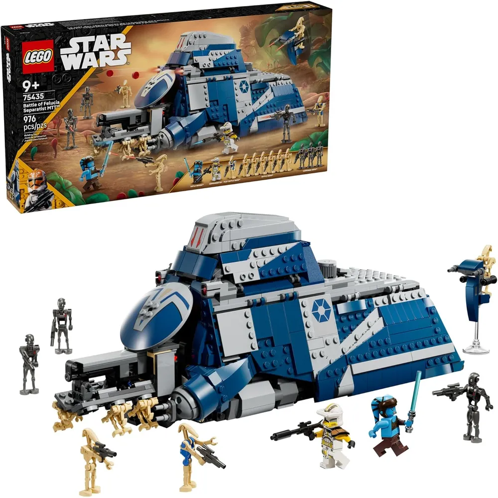 Lego Star Wars Batalla de Felucia MTT Separatista, set de construcción