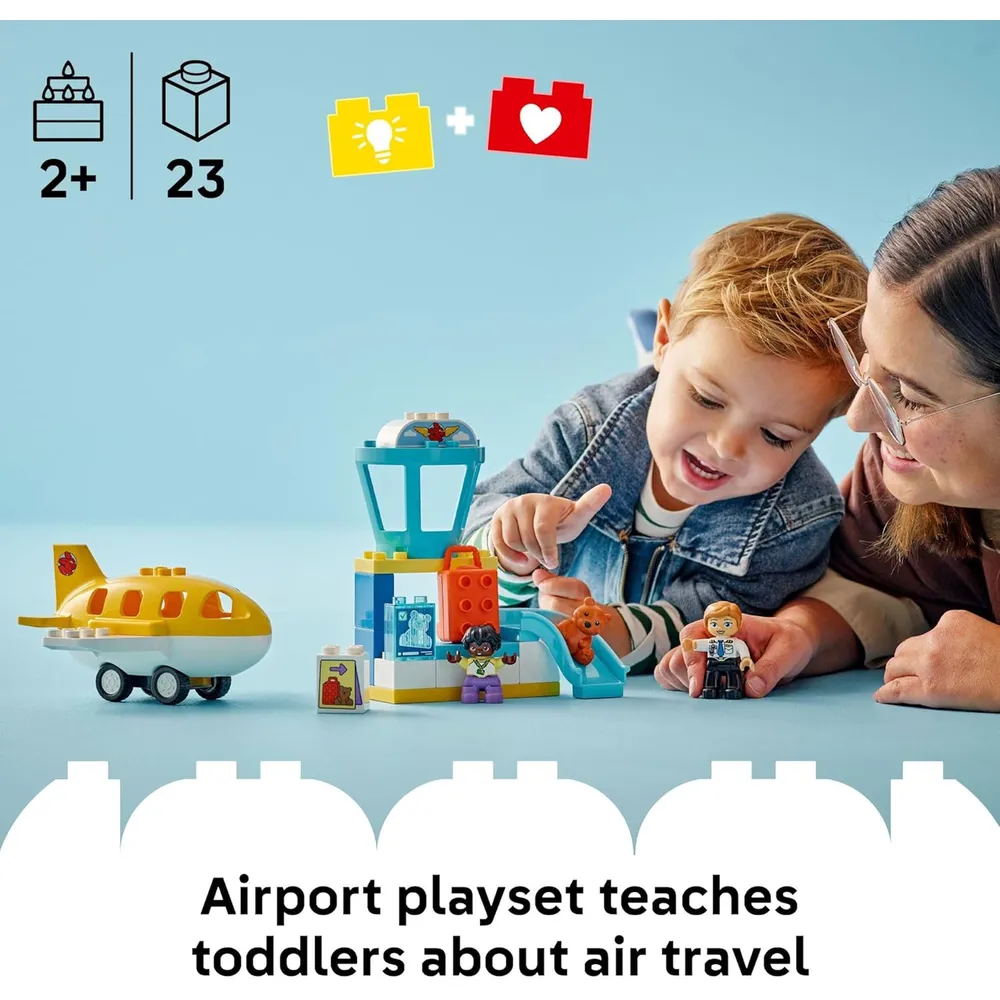 Lego Duplo Primera vez en el aeropuerto, juguete educativo