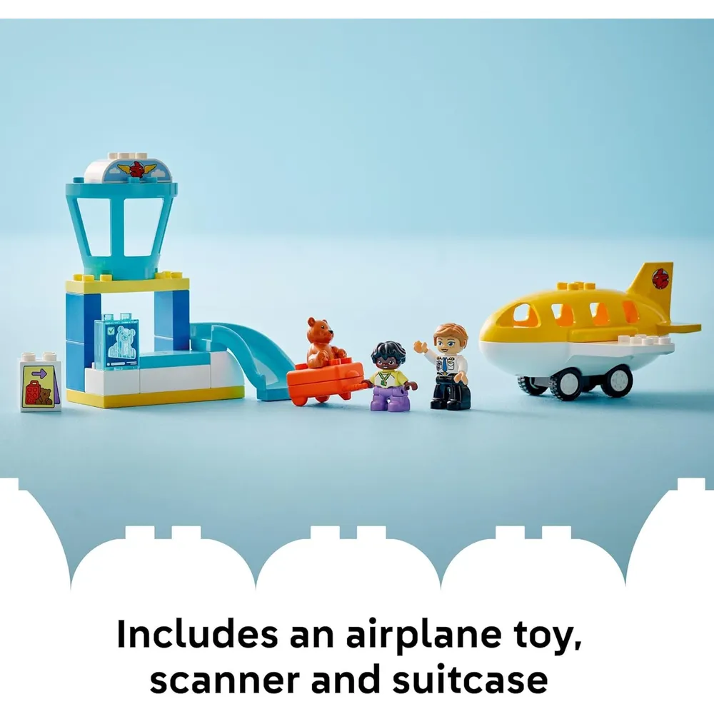 Lego Duplo Primera vez en el aeropuerto, juguete educativo