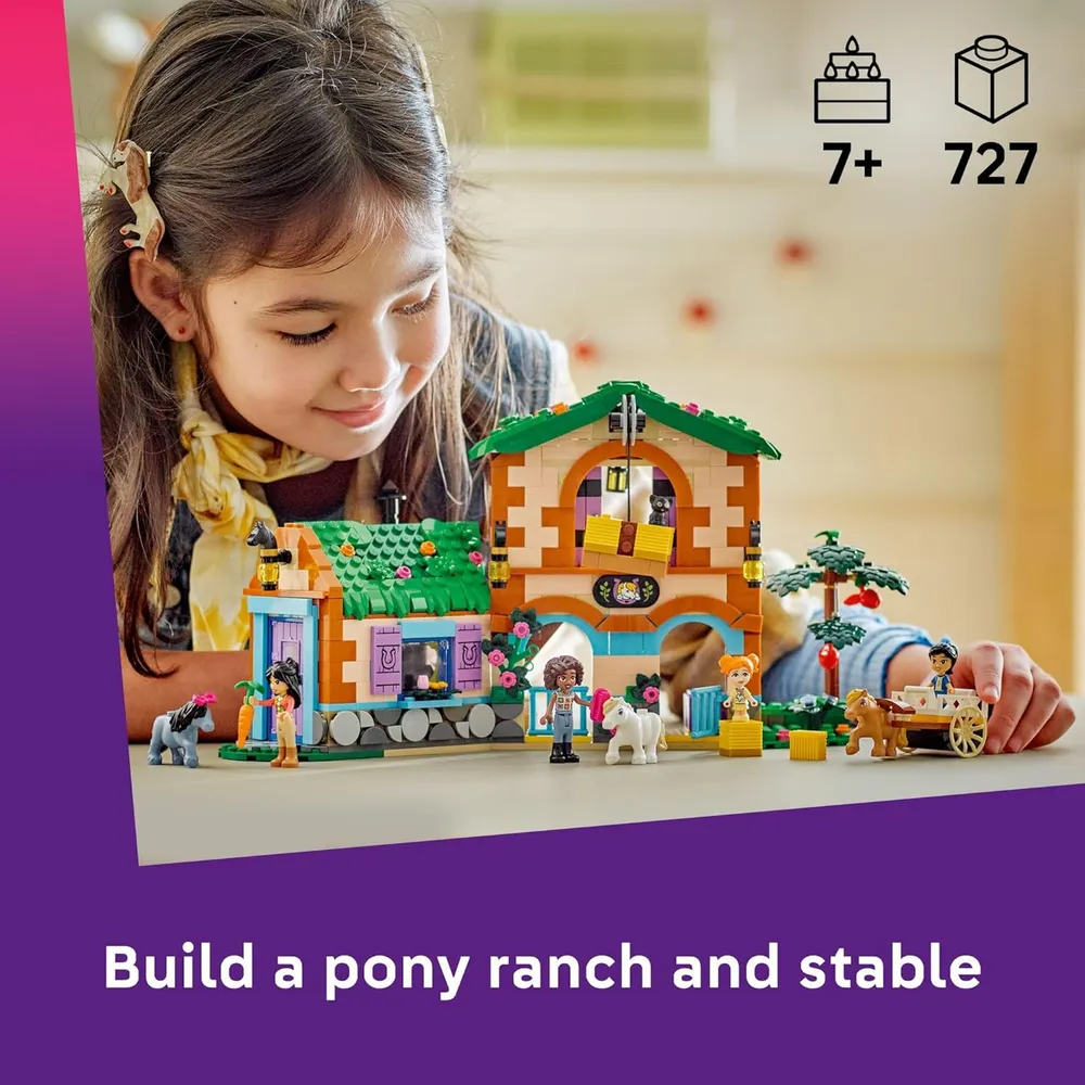 Lego Friends Rancho y establo de ponis, set de construcción