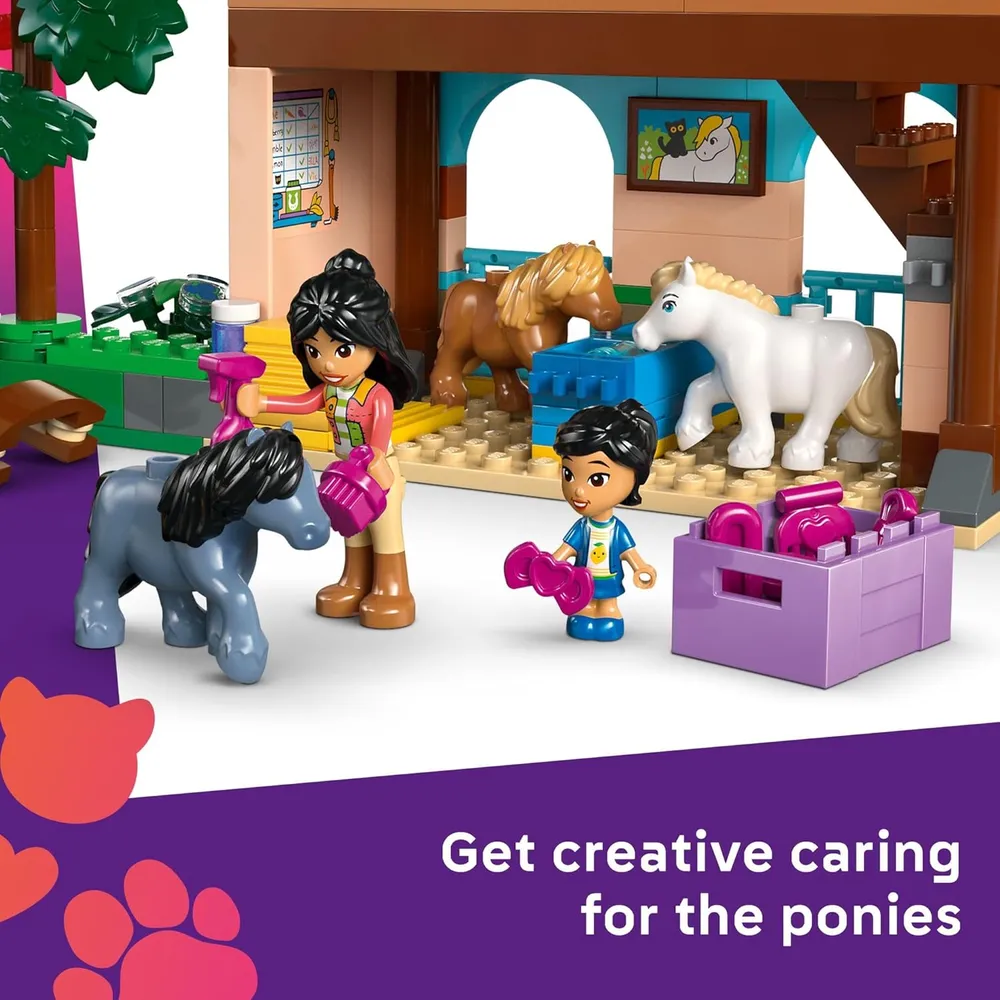 Lego Friends Rancho y establo de ponis, set de construcción