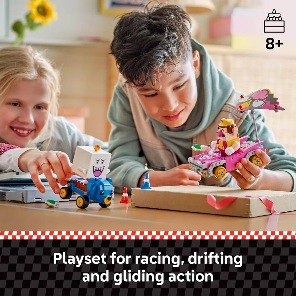 Lego Super Mario Mario Kart Wario y Rey Boo, construcción