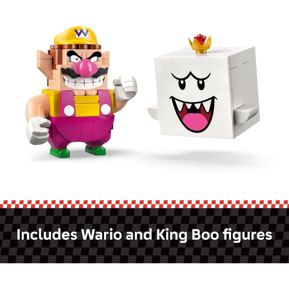 Lego Super Mario Mario Kart Wario y Rey Boo, construcción