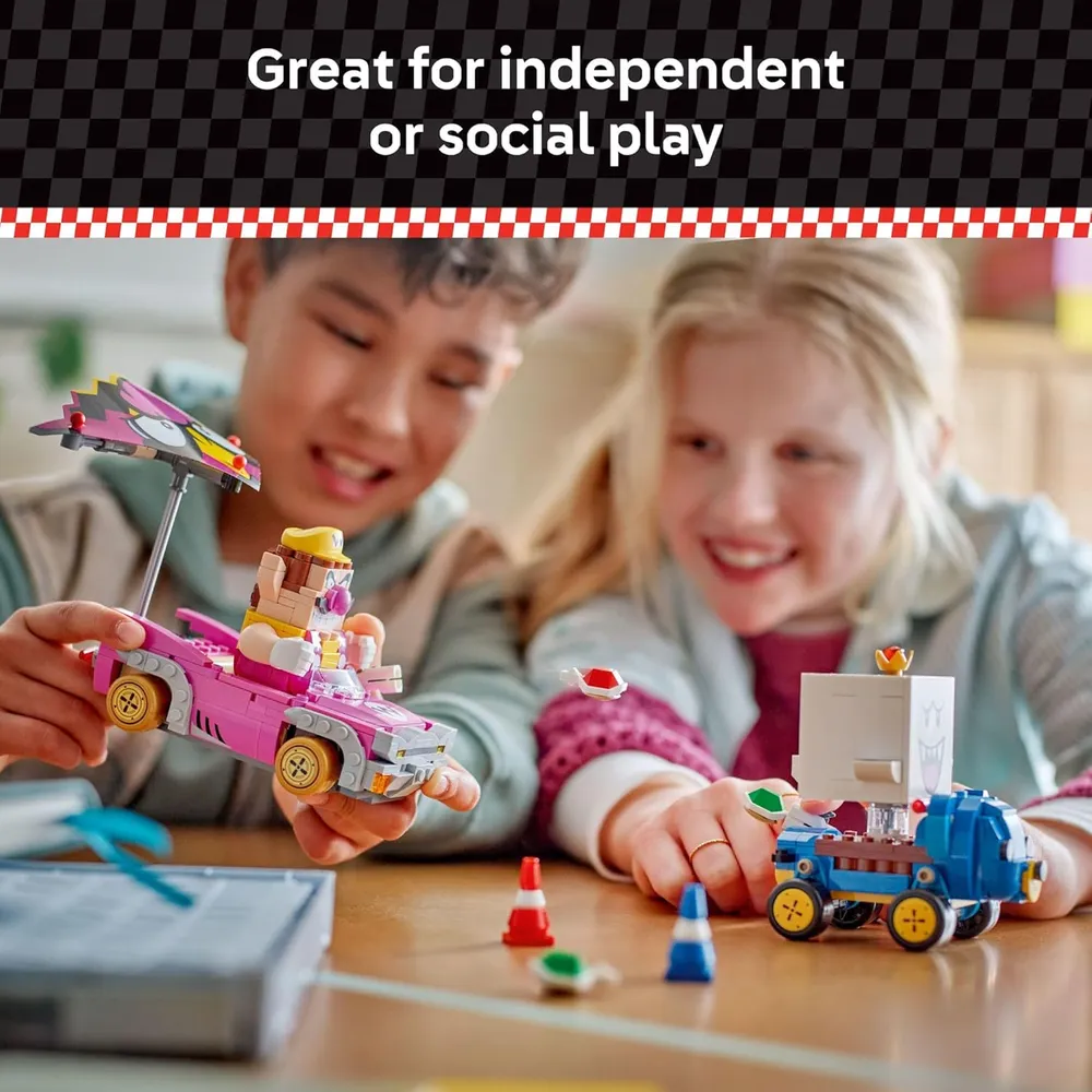 Lego Super Mario Mario Kart Wario y Rey Boo, construcción