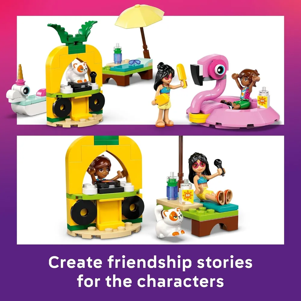 Lego Friends Unicornio y Flamenco Fiesta en la Piscina, set
