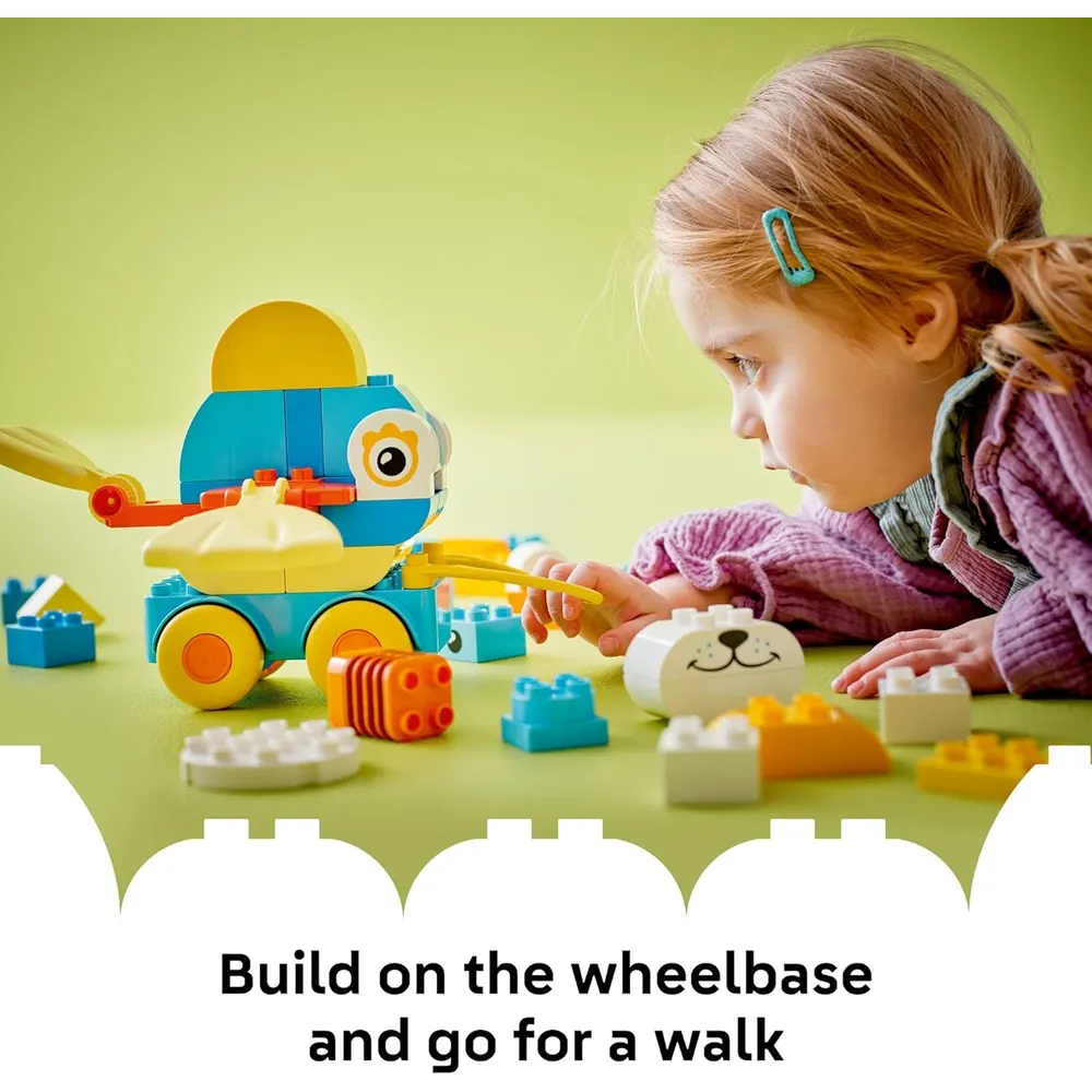 Lego Duplo Town 3 en 1 Animales sobre ruedas, juego educativo