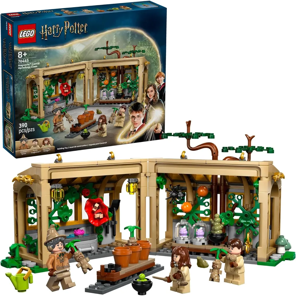 LEGO HARRY POTTER CASTILLO DE HOGWARTS CLASE DE HERBOLOGÍA