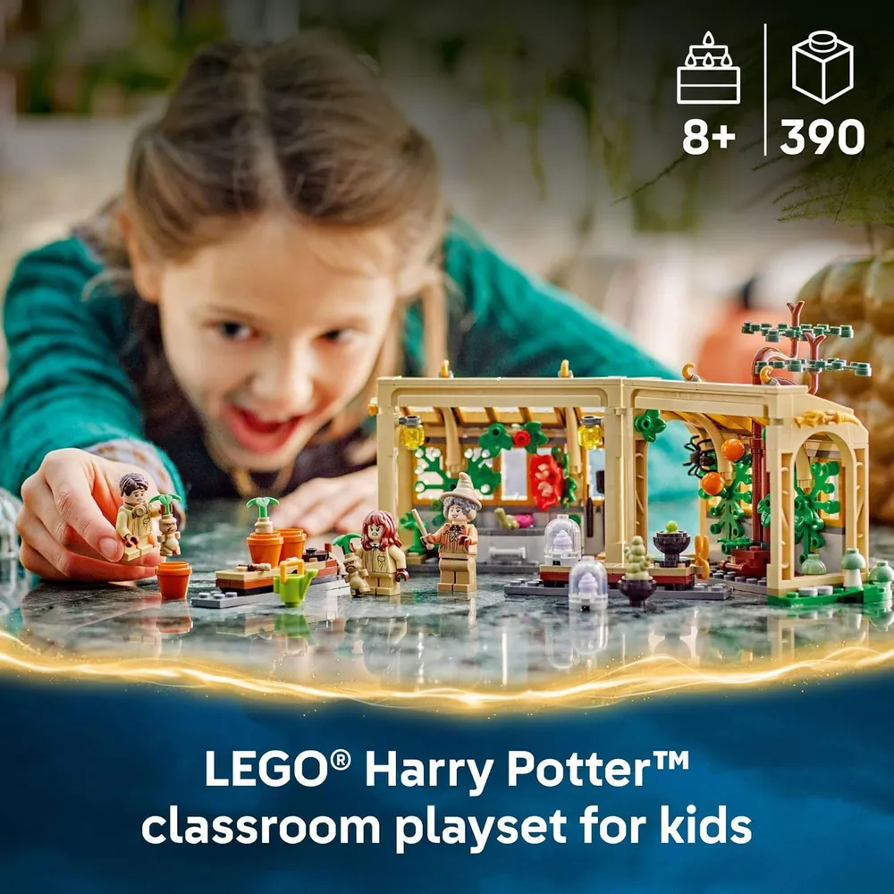 LEGO HARRY POTTER CASTILLO DE HOGWARTS CLASE DE HERBOLOGÍA