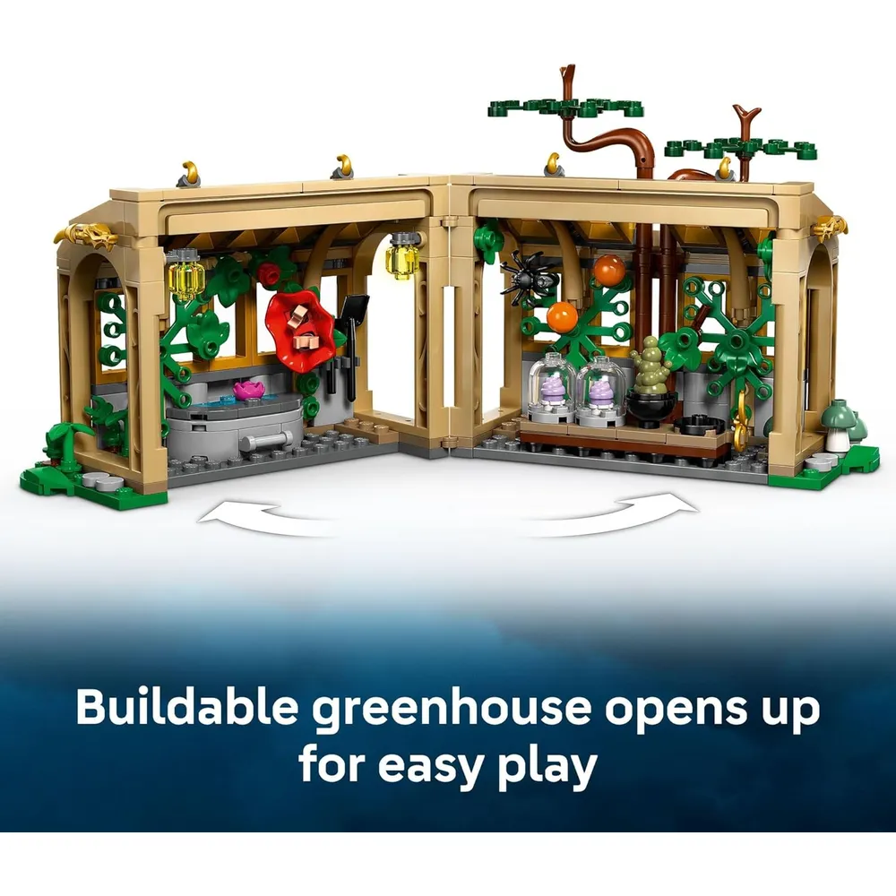 LEGO HARRY POTTER CASTILLO DE HOGWARTS CLASE DE HERBOLOGÍA