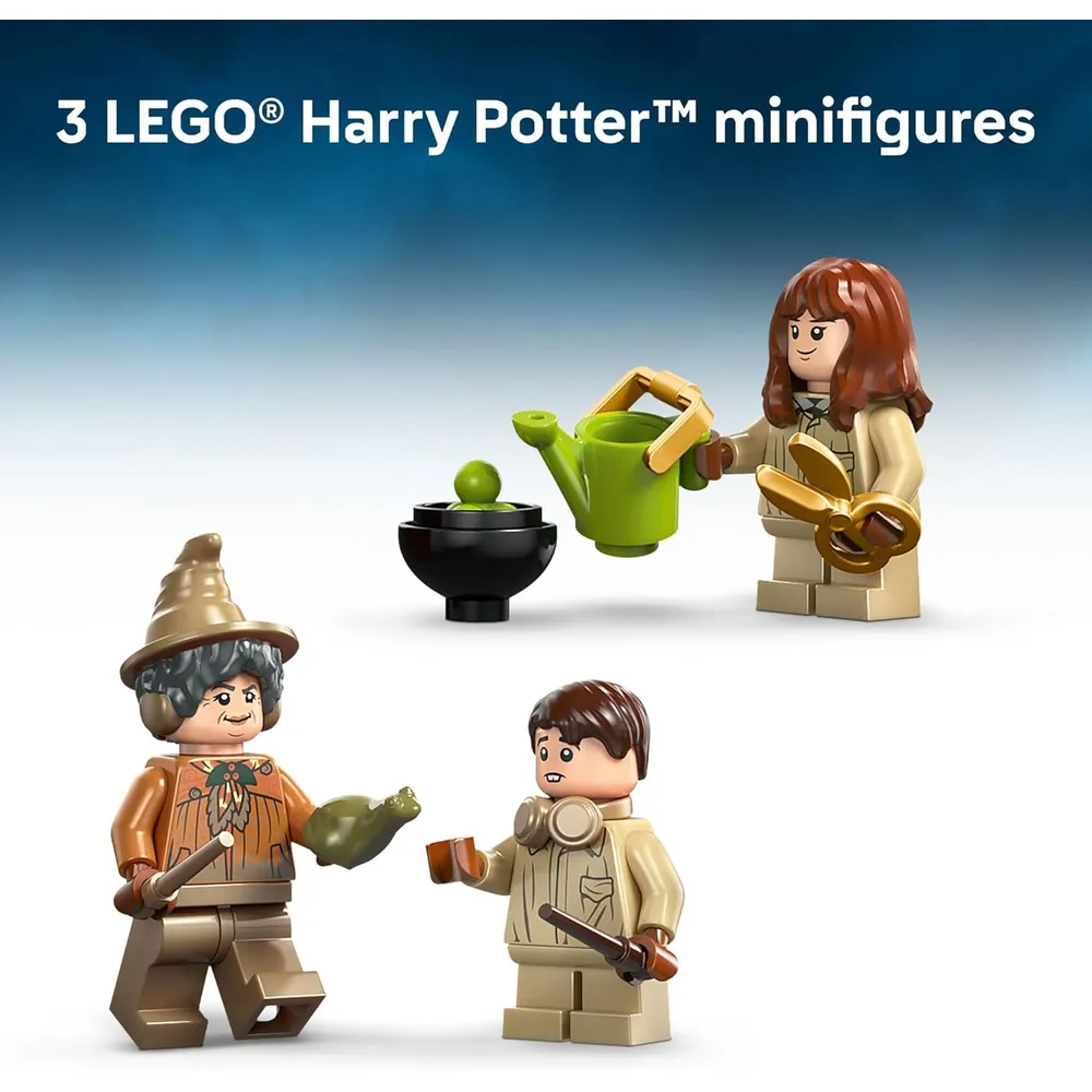 LEGO HARRY POTTER CASTILLO DE HOGWARTS CLASE DE HERBOLOGÍA