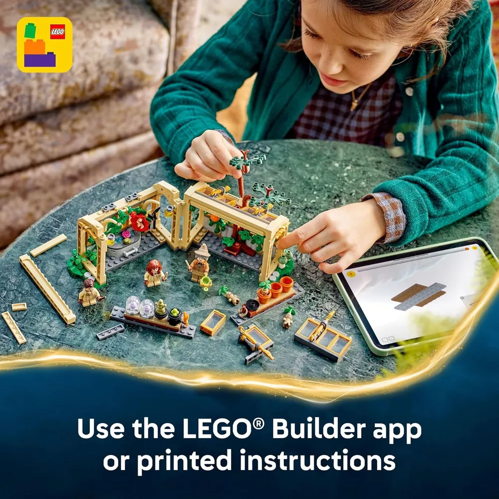 LEGO HARRY POTTER CASTILLO DE HOGWARTS CLASE DE HERBOLOGÍA