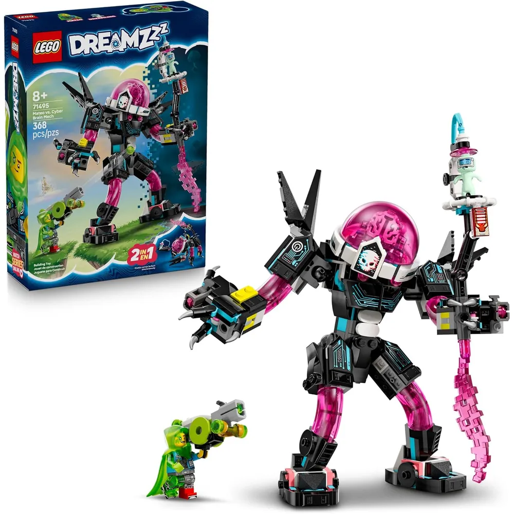 Lego Dreamzzz Mateo vs Cyber Brain Mech Robot, construcción y juego