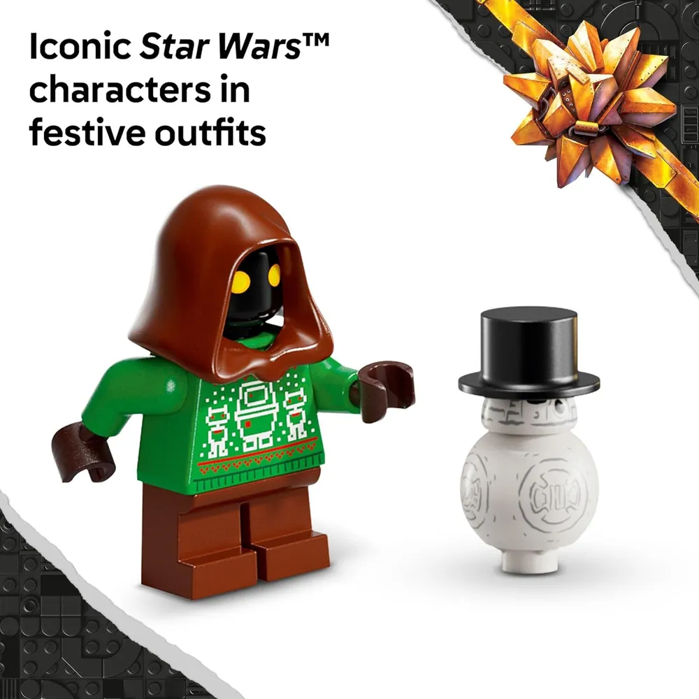 Calendario de Adviento Lego Star Wars 2025, 24 juguetes y minifiguras