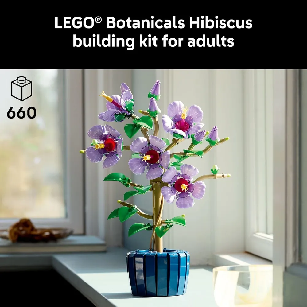 LEGO BOTANICALS FLOR DE HIBISCO