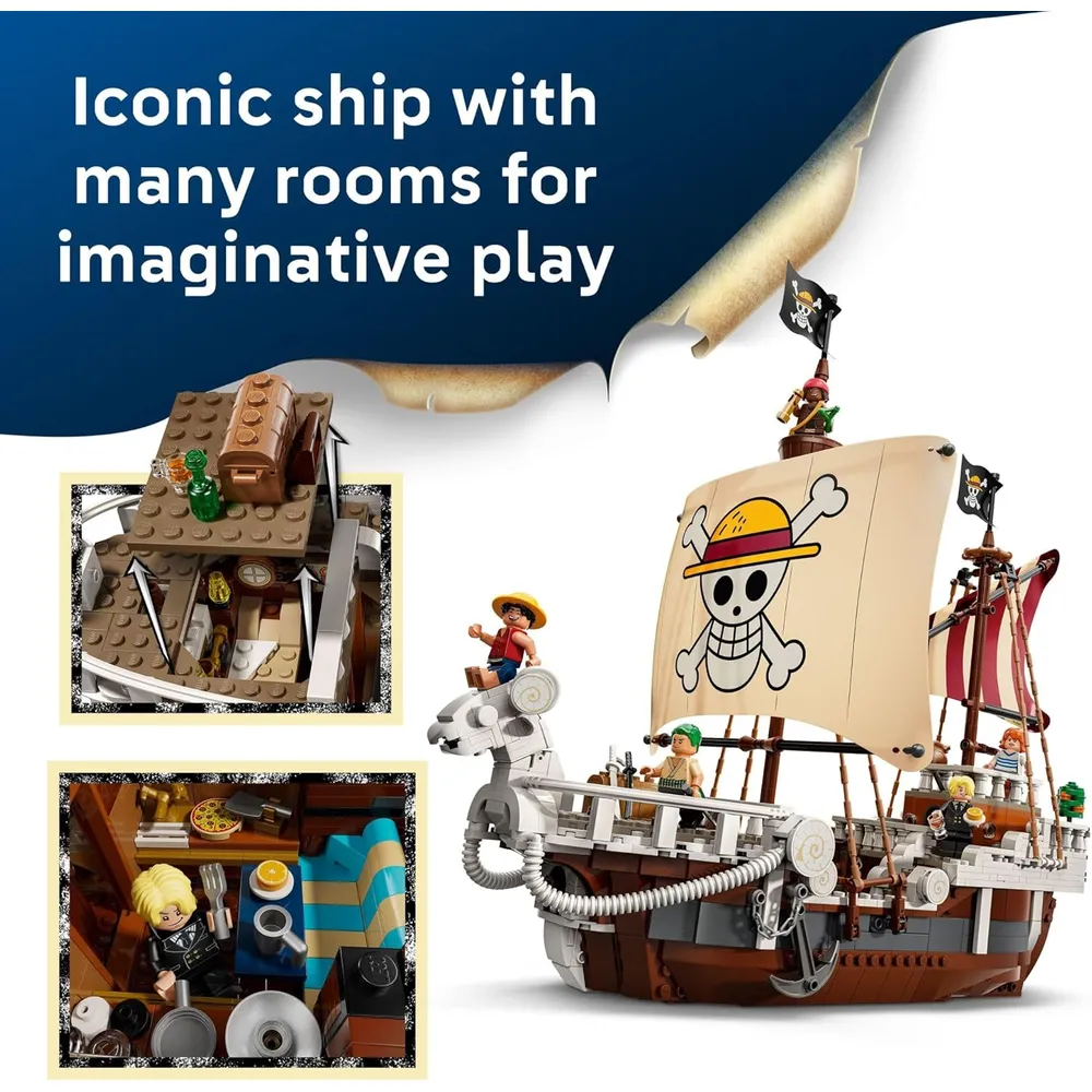 LEGO ONE PIECE BARCO PIRATA GOING MERRY SET DE CONSTRUCCIÓN