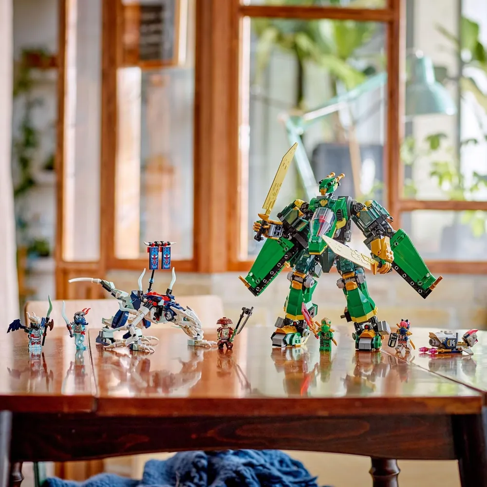 Lego Ninjago Mech de Lloyd, construcción transformable con minifiguras