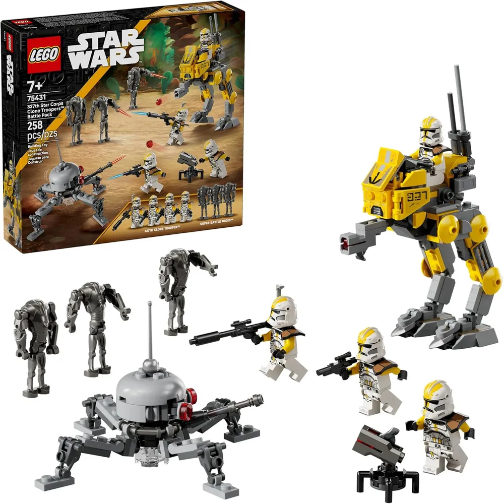 Lego Star Wars 327.º Cuerpo Estelar, pack de batalla y decoración