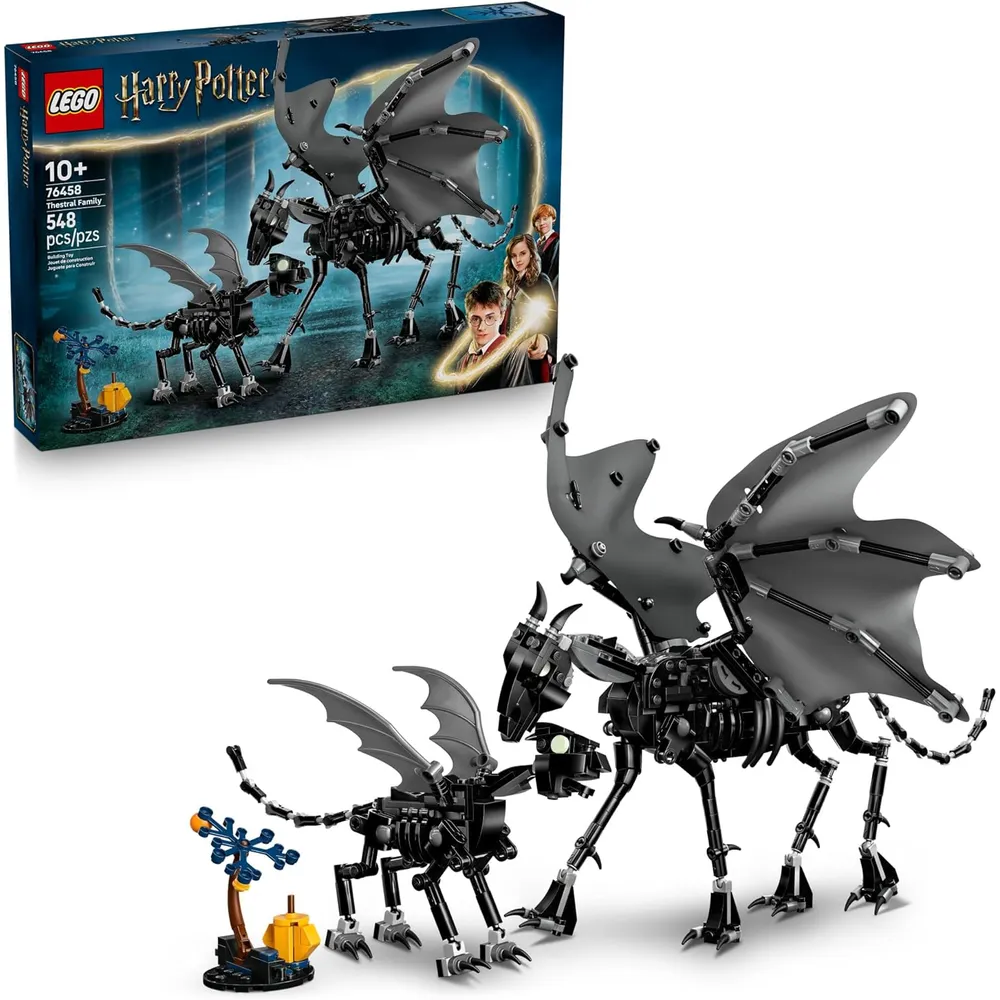Lego Harry Potter Familia Thestral, construcción y figuras coleccionables