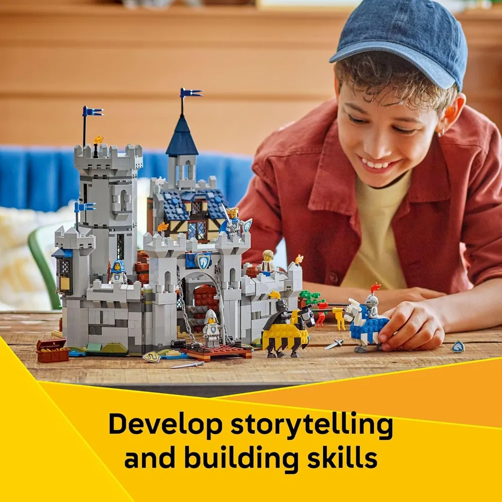 b0drw5t8j9_3_webp.webp Lego Creator 3 en 1 Castillo medieval con caballero y caballo, bloques