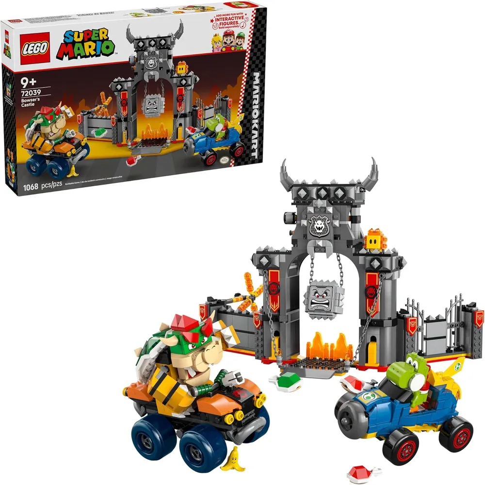 Lego Super Mario Mario Kart Castillo de Bowser, construcción y juego
