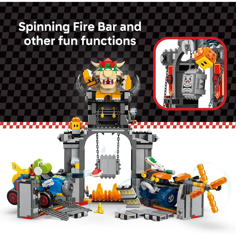 Lego Super Mario Mario Kart Castillo de Bowser, construcción y juego
