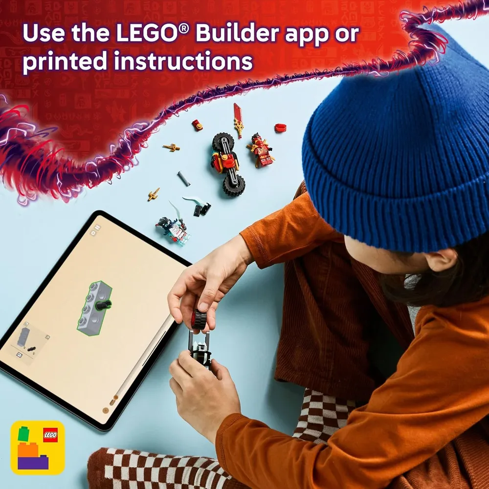 b0drw5wsfg_5_webp.webp Lego Ninjago Kai Carrera de motos, bloques de construcción con 2 minifiguras