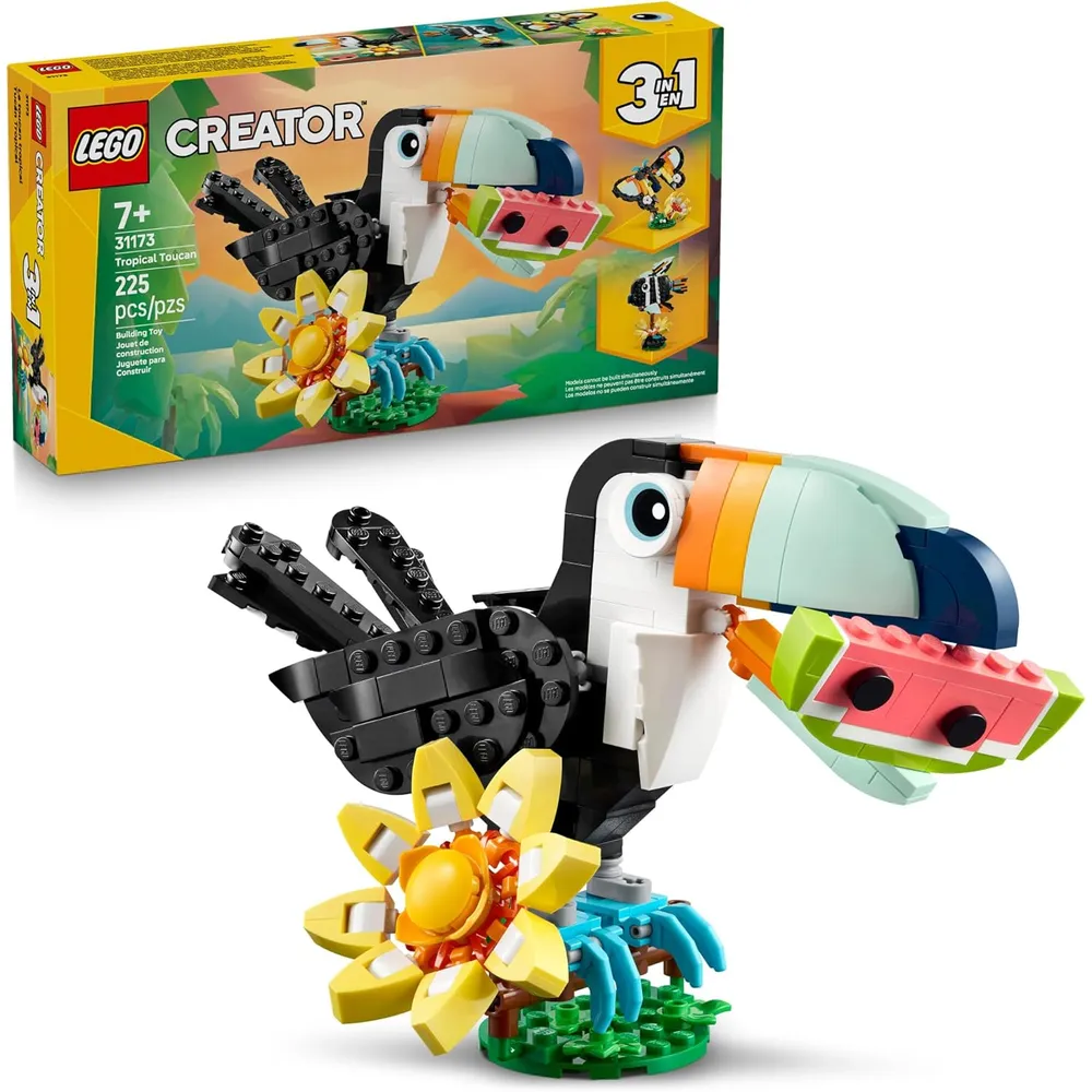 LEGO CREATOR 3 EN 1 ANIMALES SALVAJES: TUCÁN