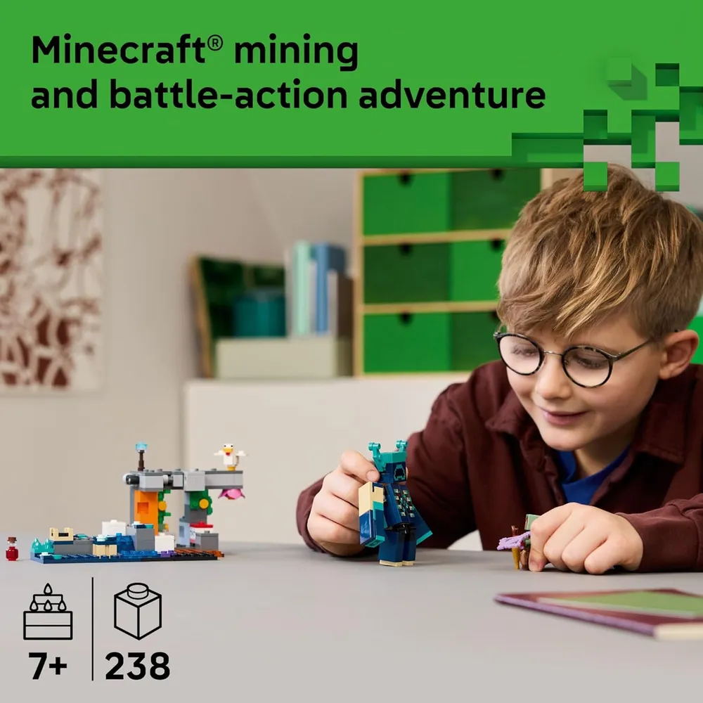 Lego Minecraft Encuentro con el Guardián, construcción coleccionable