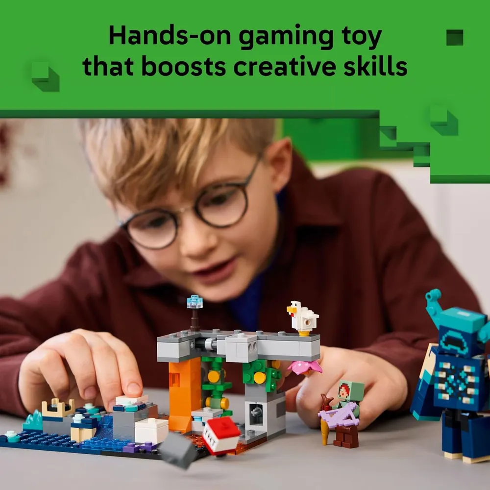 Lego Minecraft Encuentro con el Guardián, construcción coleccionable