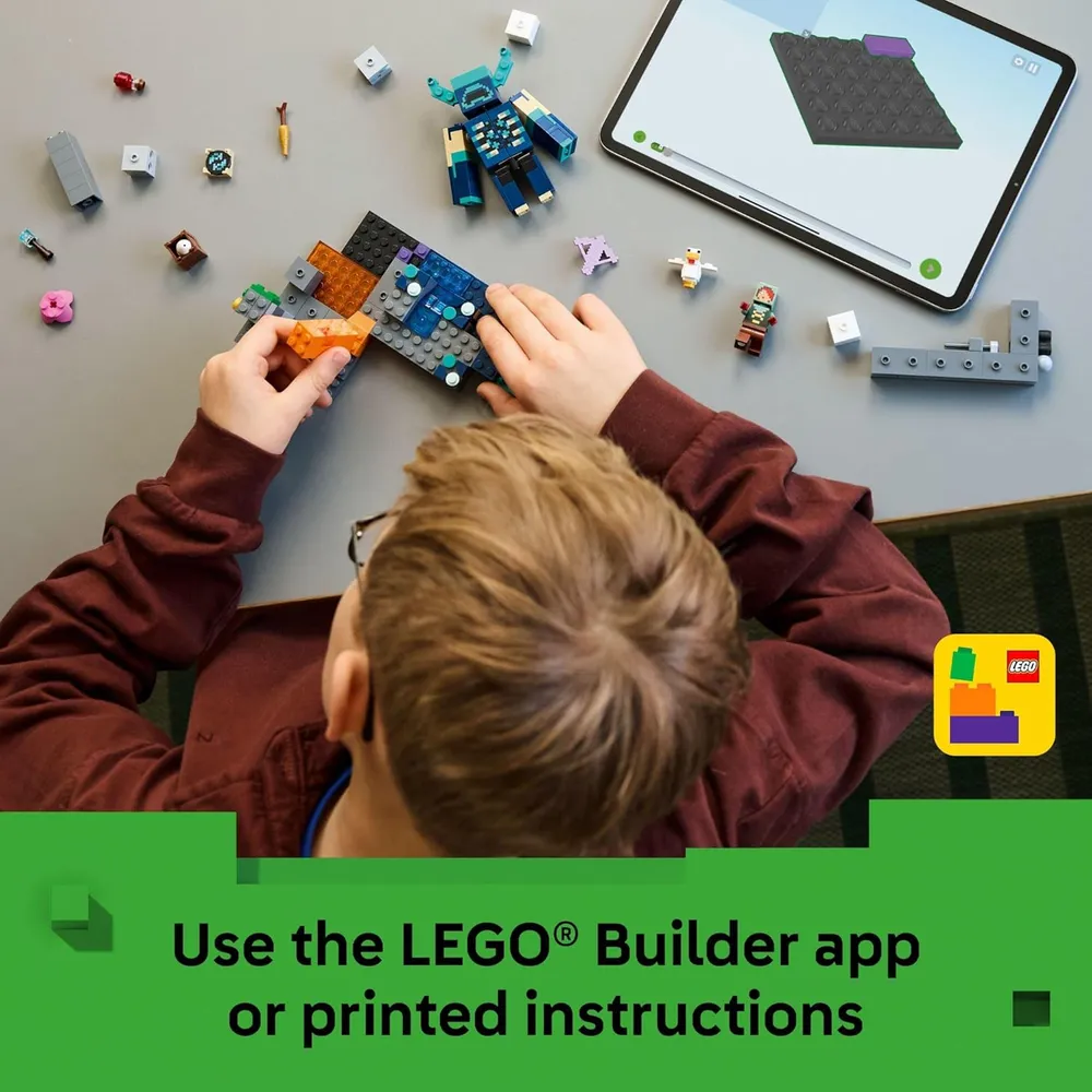 Lego Minecraft Encuentro con el Guardián, construcción coleccionable