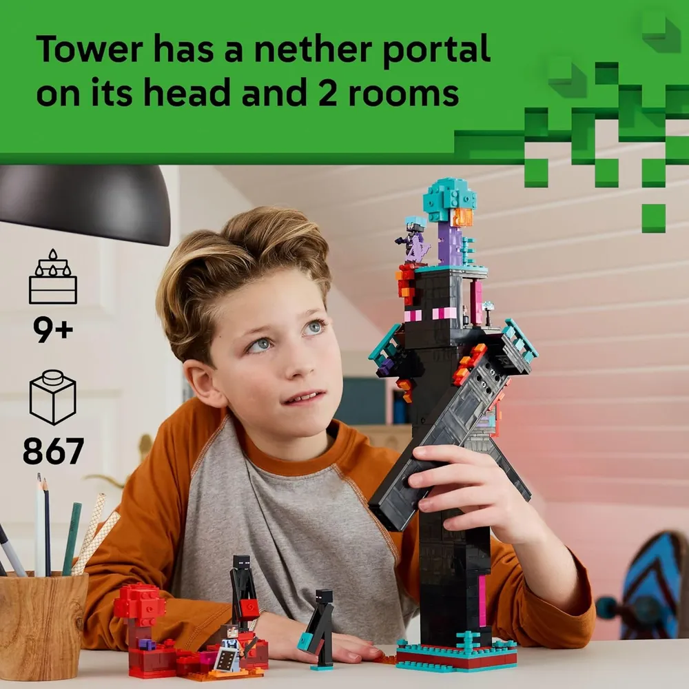 LEGO MINECRAFT TORRE DEL ENDERMAN 2 EN 1