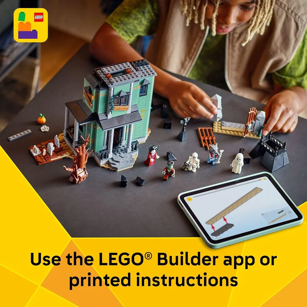 Lego Creator 3 en 1 Mansión Encantada, construcción de Halloween y juego