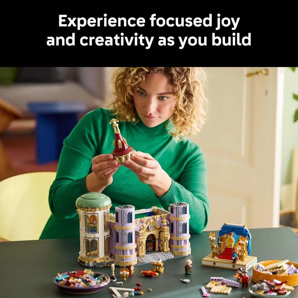 Lego Disney Princess Castillo de La Bella y la Bestia, construcción para adultos