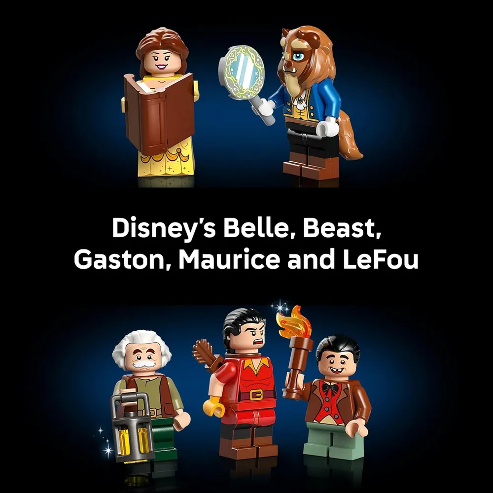 Lego Disney Princess Castillo de La Bella y la Bestia, construcción para adultos