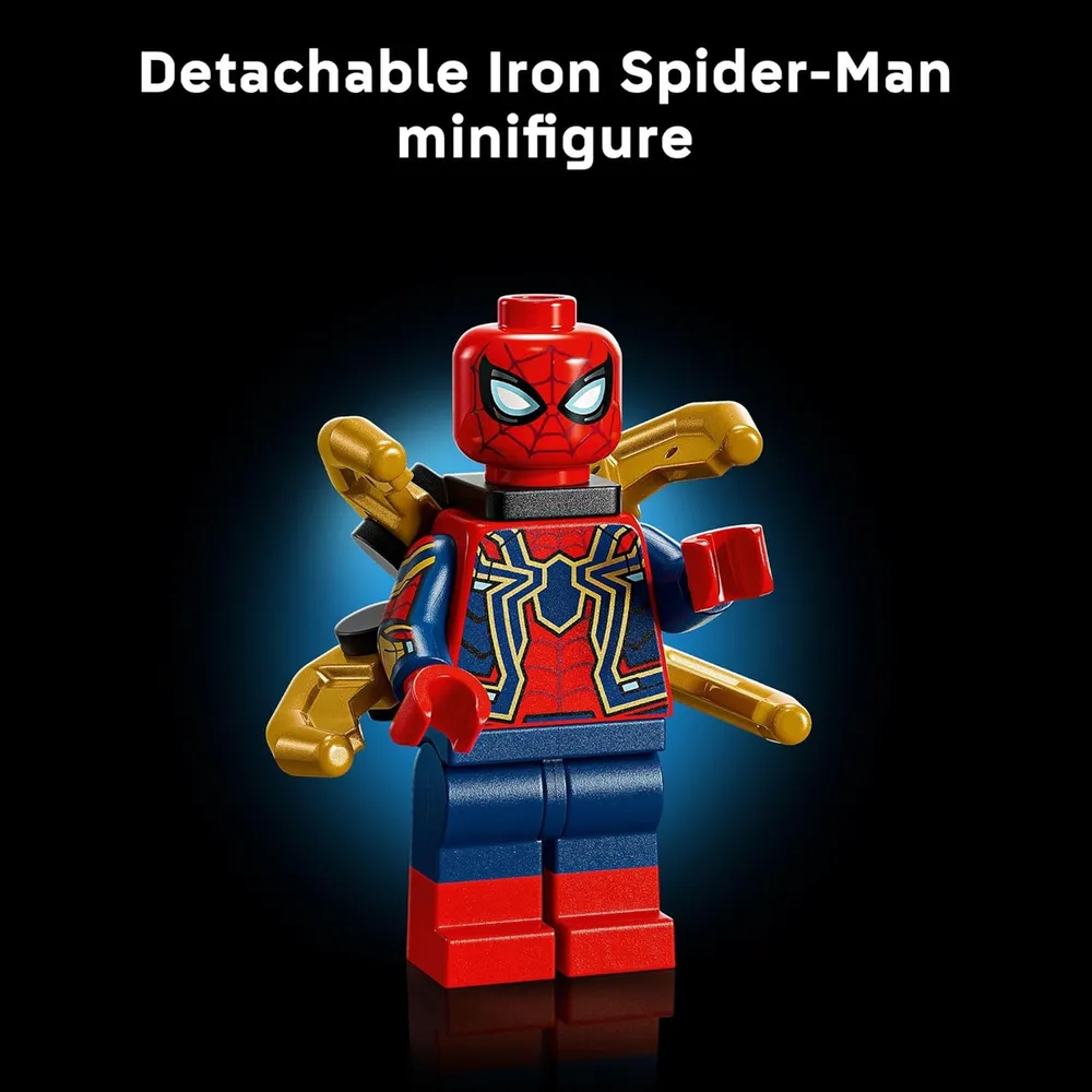 LEGO MARVEL IRON SPIDER-MAN BUSTO CON MINIFIGURA
