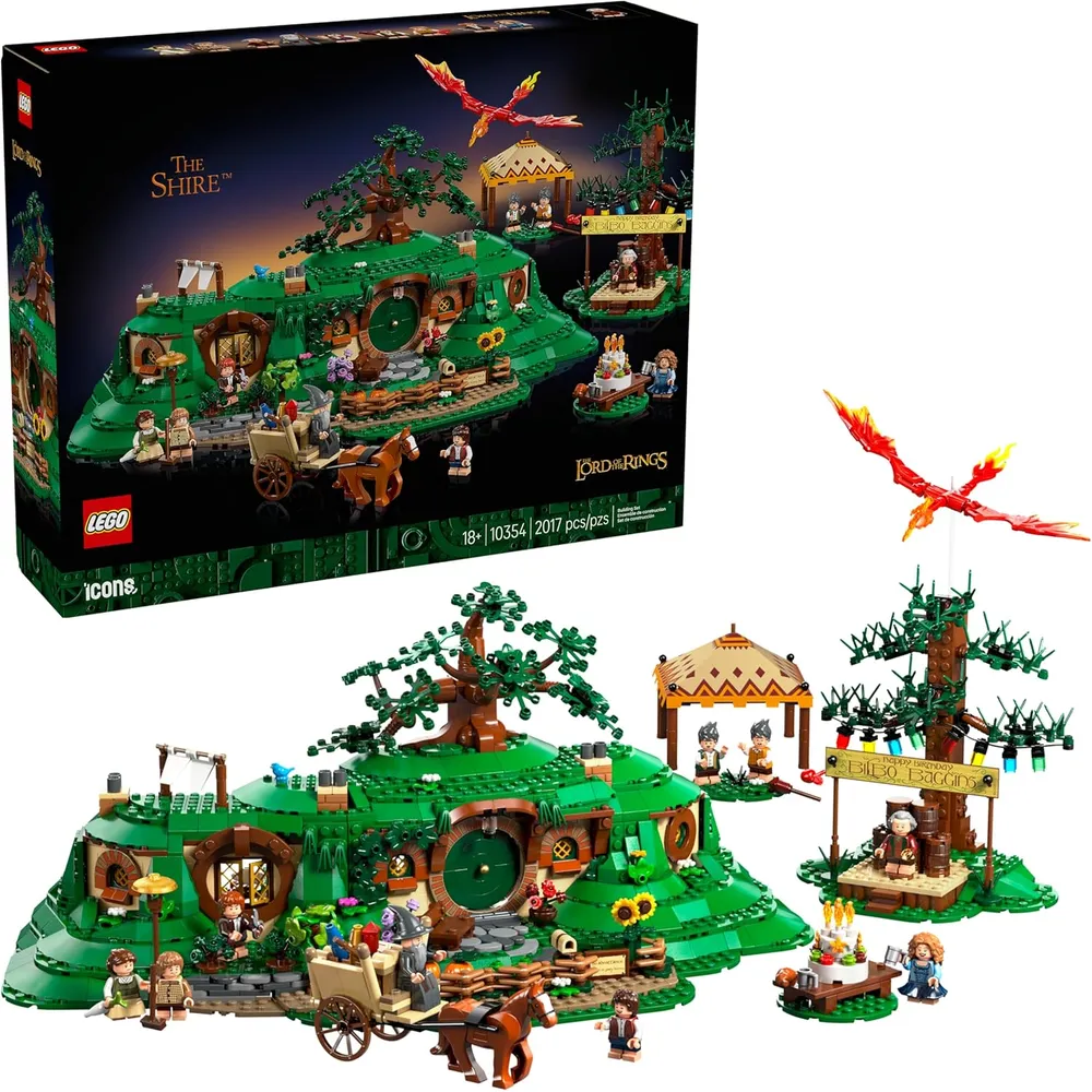 Lego Icons El Señor de los Anillos: La Comarca, set DIY coleccionable
