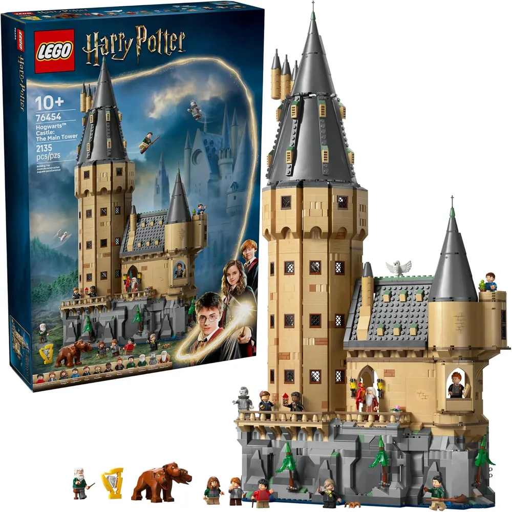 LEGO HARRY POTTER CASTILLO DE HOGWARTS TORRE PRINCIPAL CON MINIFIGURAS