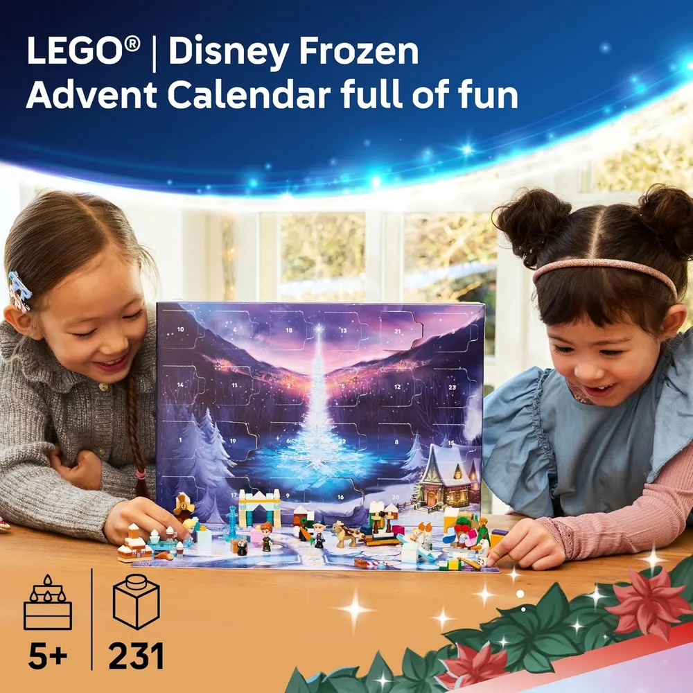 Calendario de Adviento Lego Disney Frozen 2025, juego y sorpresas