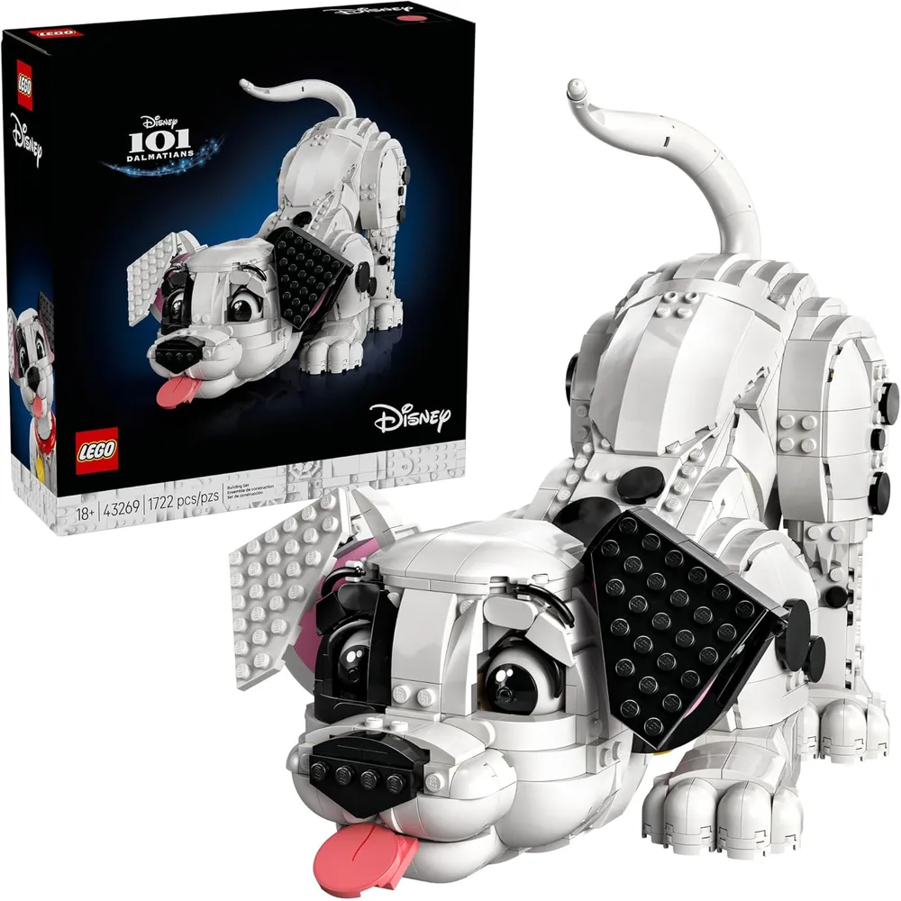 Lego Disney 101 Dálmatas, set coleccionable DIY con cachorros